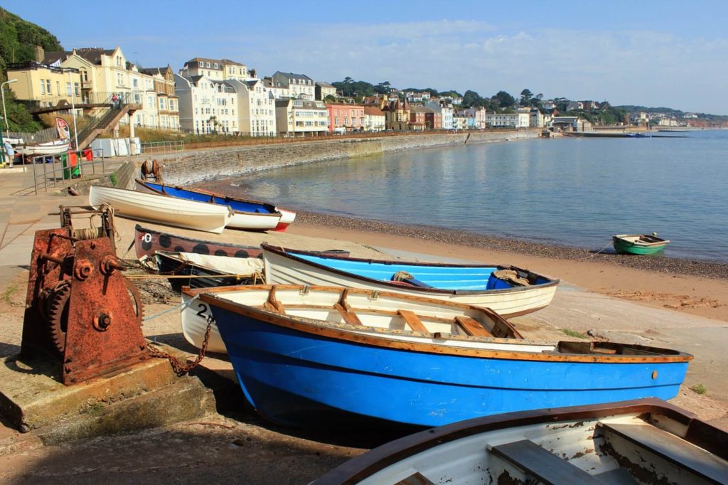 A seaside town in Devon