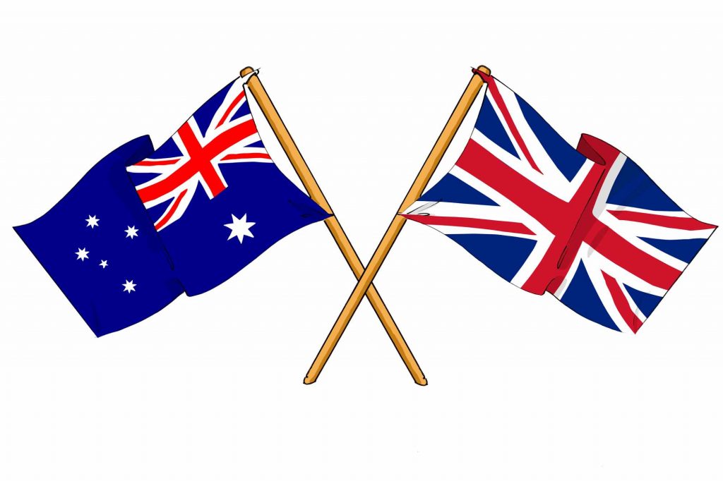 Australia and UK