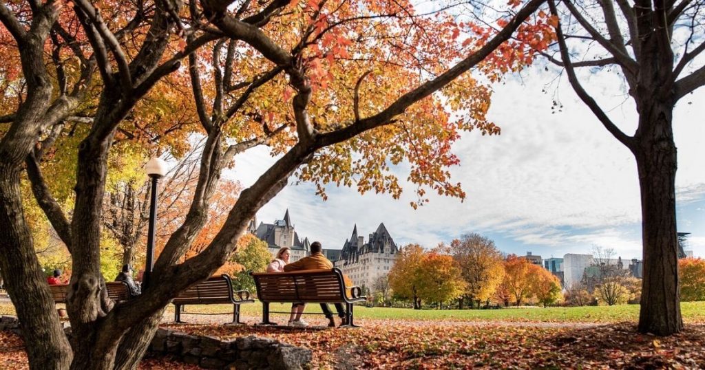 Beautiful park in Ottawa, Canada