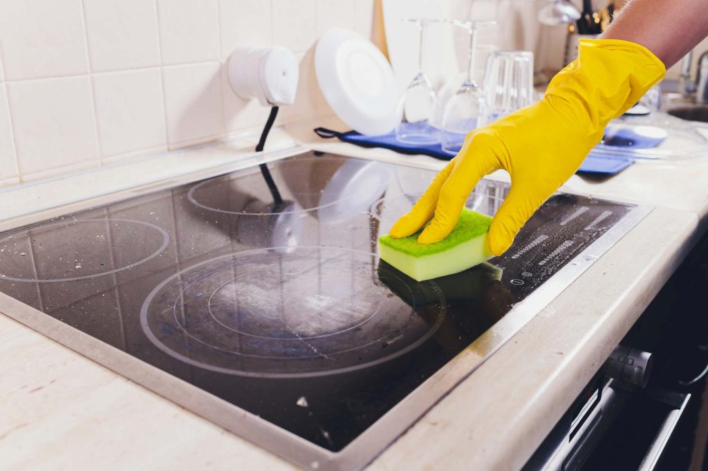 Cleaning Kitchen Hob
