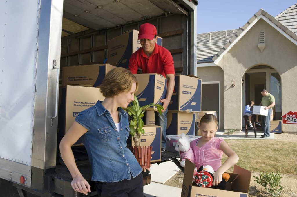 Movers Helping with move